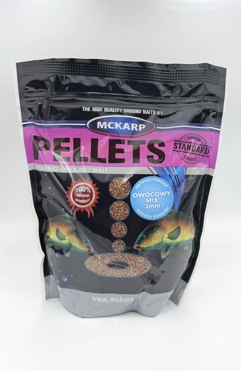 McKarp Pellet M/F 2mm 500g Owocowy Mix