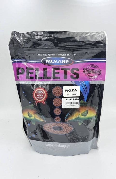 McKarp Pellet M/F 2mm 500g Róża