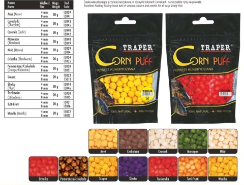 Traper Corn Puff 4mm/20gr Scopex