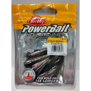 Berkley Guma Power Bait Minnow 5cm Chartreuse Shad