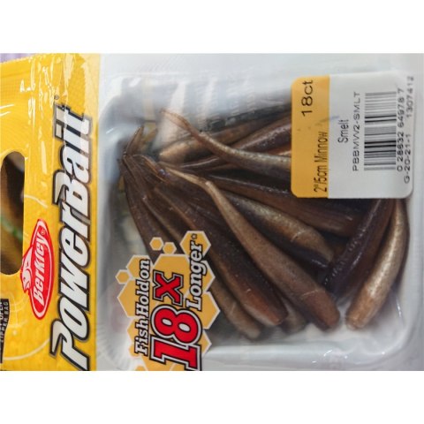 Berkley Guma Power Bait Minnow 5cm Smelt