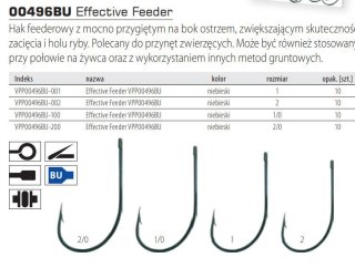 Dragon Haczyk V-Piont 496BU nr2 Niebieski(10szt)