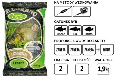 Lorpio Zanęta Extra Leszcz 1900g
