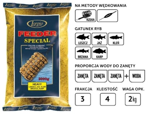 Lorpio Zanęta Feeder Heavy 2000g