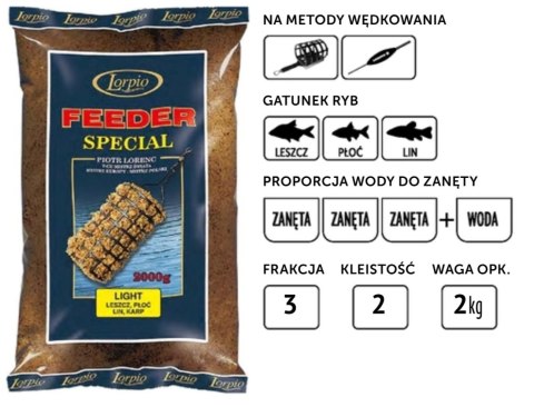 Lorpio Zanęta Feeder Light 2000g