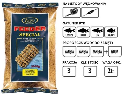 Lorpio Zanęta Feeder Medium 2000g