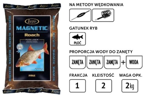 Lorpio Zanęta Magnetic Roach Fine 2000g