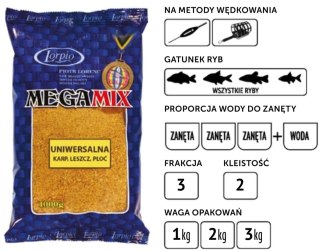 Lorpio Zanęta Mega Mix Uniwersalna 3000g