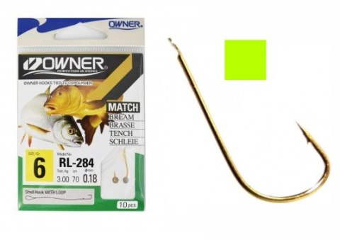 Owner Haczyki Z Przyponem Rl 284 8 (5x10szt)