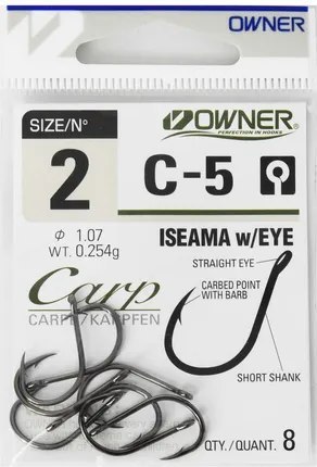 Owner Haczyki Carp C5 4 (5x10szt)