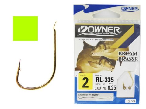 Owner Haczyki Z Przyponem Rl 335 2 (5 X9szt)