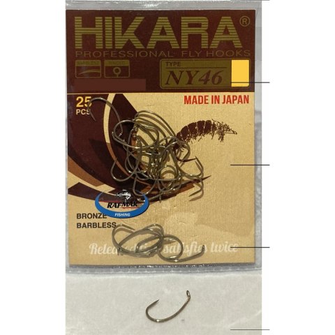 Traper Haczyk Muchowy NY 46 Barbless nr 18