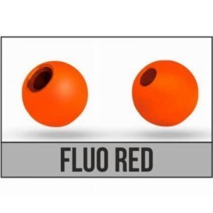 Traper Tungsten Bead Regular 3,0mm Fluo Red