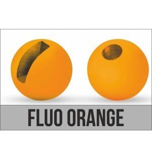 Traper Tungsten Bead Slotted 4,0mm Fluo Orange