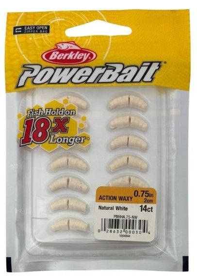 Berkley Guma Powerbait Action Wax 2cm White 14szt