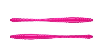 Libra Lures Dying Worm 80mm 019 Hot Pink Kryl