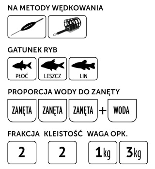 Lorpio Zanęta Extra Płoć Black 1900g