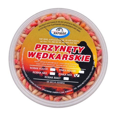 Robak Pinka Mix Duża 0,250