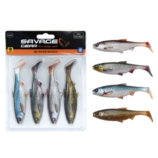 Savage Gear 3D river roach 8cm 5g clearwater 4szt