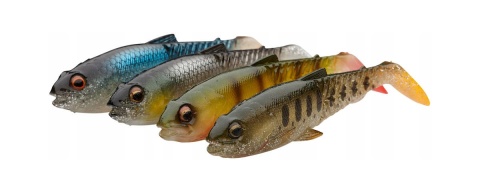 Savage Gear Guma Cannibal 10,5cm Mix 4szt