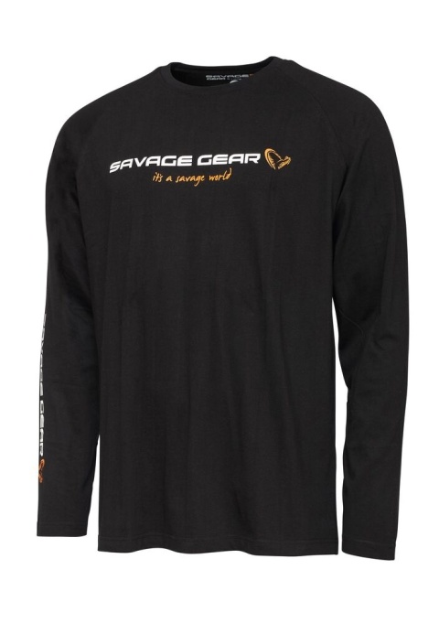 Savage Gear Koszulka Logo S Czarna