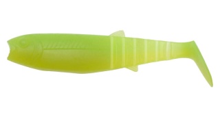 Savage Gear guma Cannibal Shad 8cm chartuse (x144)