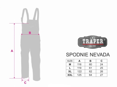 Traper Spodnie Nevada Nut XL