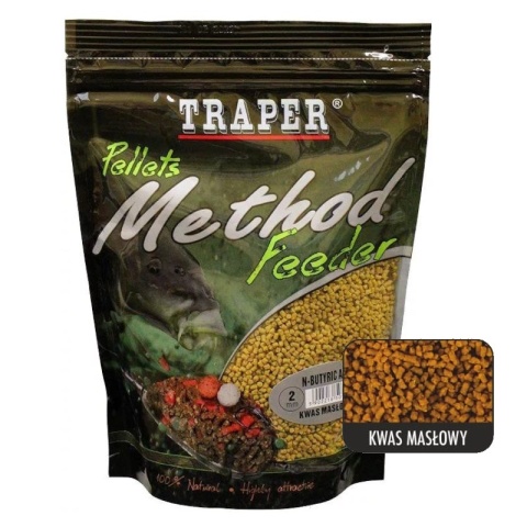 Traper M/F Pellet 2mm 500g Kwas Masłowy