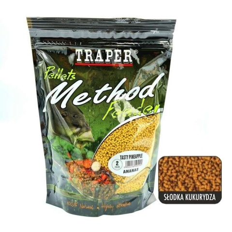 Traper M/F Pellet 2mm 500g Słodka Kukurydza