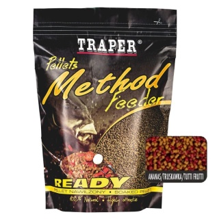 Traper M/F Pellet Ready 2mm 500g Ananas/Truskawka/