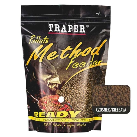 Traper M/F Pellet Ready 2mm 500g Czosnek/Kiełbasa