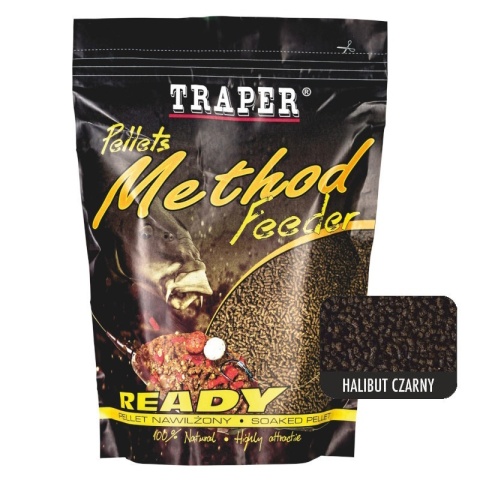 Traper M/F Pellet Ready 2mm 500g Halibut Czarny