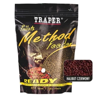 Traper M/F Pellet Ready 2mm 500g Halibut Czerwony