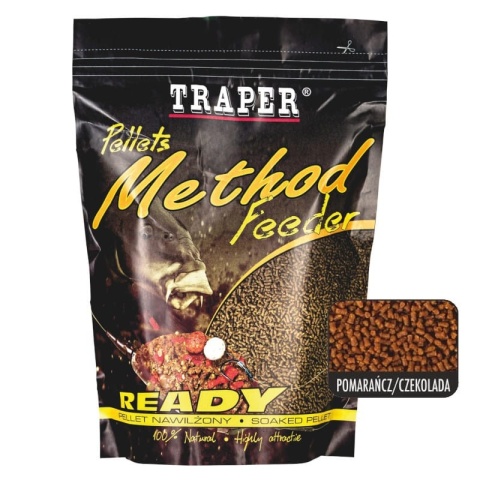 Traper M/F Pellet Ready 2mm 500g Pomarańcza/Czekol