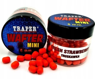 Traper M/F Wafter Mini 6/15gr Truskawka