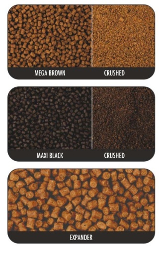 Traper M/F pellet gst 500g mega brown crushed