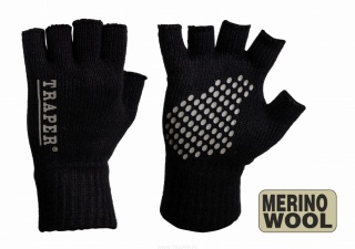 Traper Rękawiczki 1/2 Merino Wool One Size