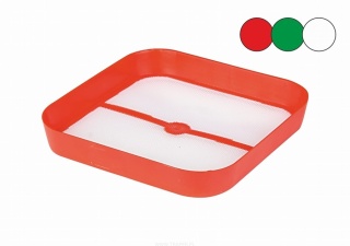 Traper Sito do pudełka oczko 2mm czerwone