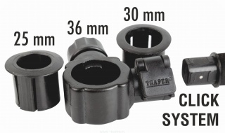 Traper Uchwyt Double GST Clic 25cm z Podpórką