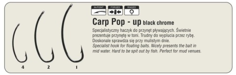 TRAPER-HH.CARP POP-UP BLACK CHROME NR 4
