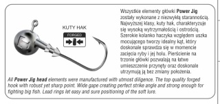 Traper Główka Jigowa Srebrna 1/0-3gr (20szt)