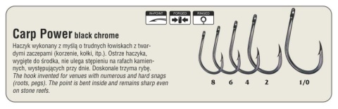 Traper Haczyk Hikara Power Black Chrome 4