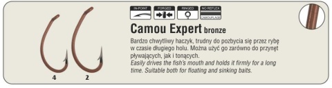 Traper Hikara Haczyk Camou Expert Bronze nr 2