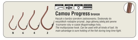 Traper Hikara Haczyk Camou Progress Bronze nr 6
