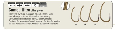 Traper Hikara Haczyk Camou Ultra nr 8