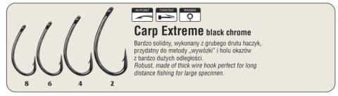 Traper Hikara Haki Carp Extreme Black Chrome nr6