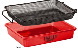 Traper Kuweta z Sitkiem 3mm Czerwona 31x26x7cm