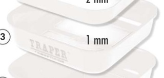 Traper Pudełko z sitkiem 0,75l 1mm białe