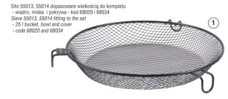 Traper Sito na Wiadro 13 l fi 29,5cm 2mm