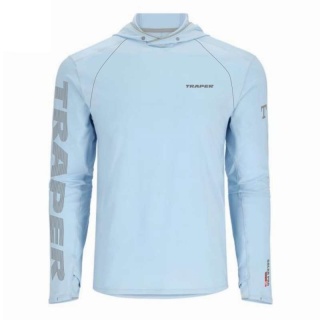 Traper Bluza Solar Pro Hood Light Blue M